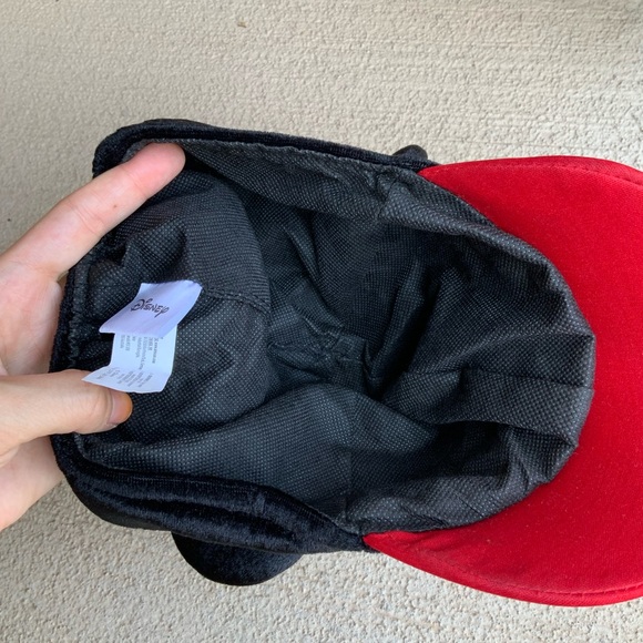 Vintage DISNEY Mickey Mouse Baseball Hat with Ears Youth Kids One Size Stretch - Picture 4 of 16